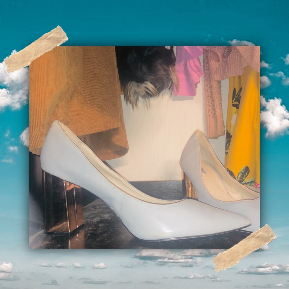 Steve Madden pointed toe chunky heel